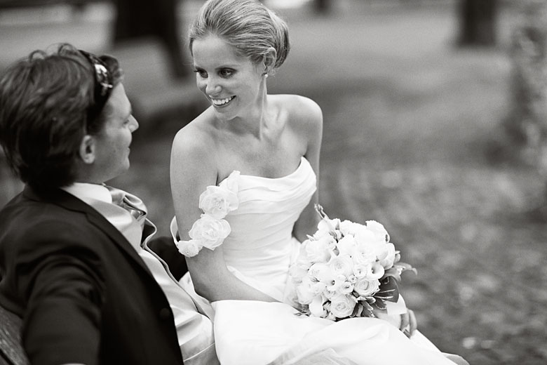 photo-journalistic portrait of the bride and groom