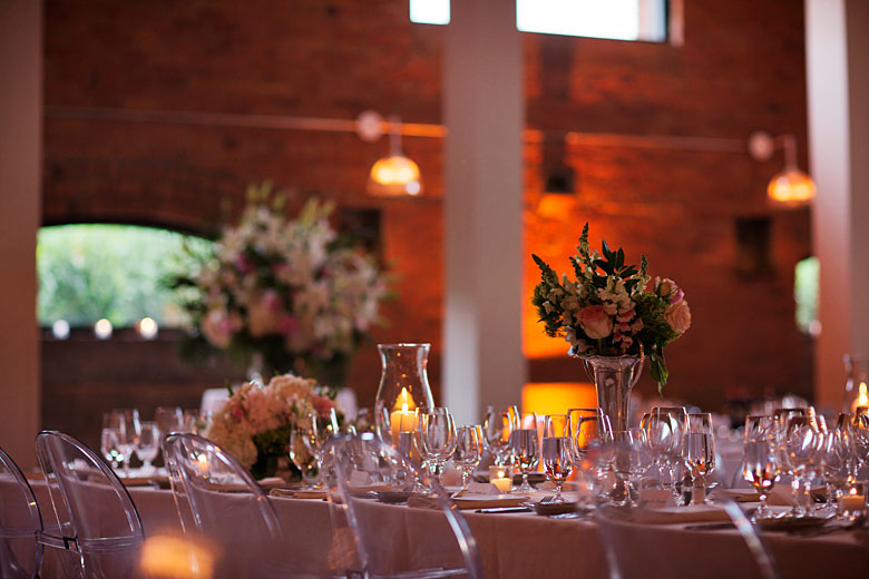 reception setup for the best Montreal wedding ever
