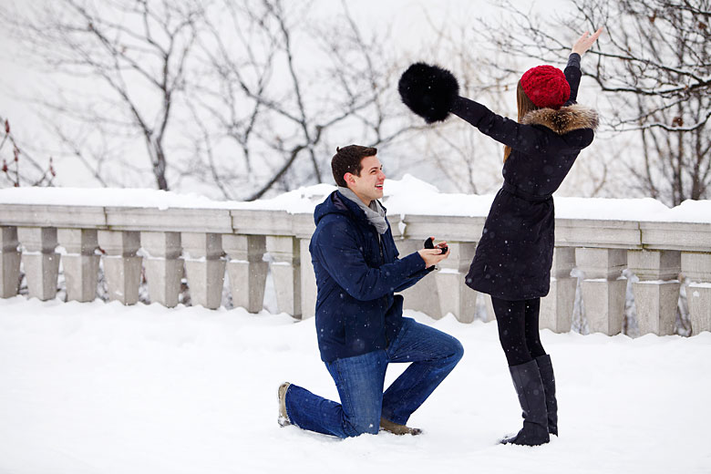 fiancee is surprised to get diamond ring