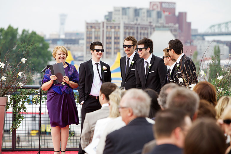 ceremony at the science center of Montreal old port