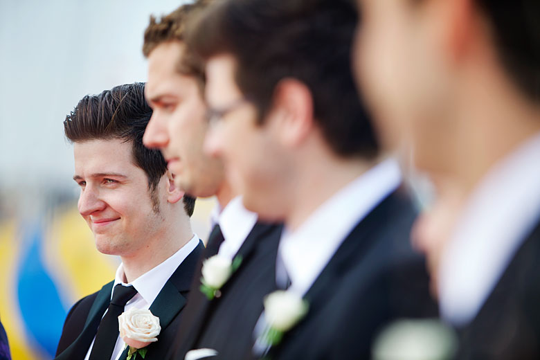 wedding ceremony at old port of Montreal