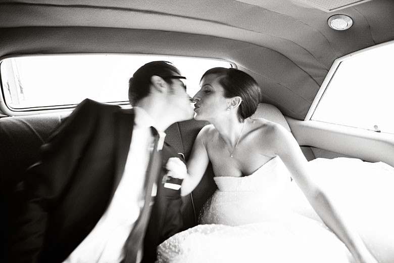 kissing on the way to photo shoot in old Montreal with Vadim Daniel