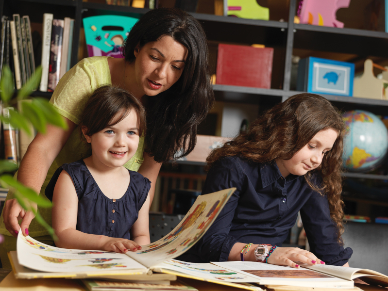 Commercial family portrait, magazine story photography in Canada