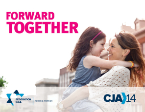 editorial sryle campaign photography for CJA Montreal