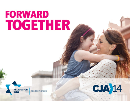 editorial sryle campaign photography for CJA Montreal