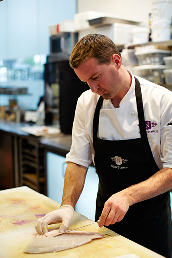 chef Daren Bergeron at work