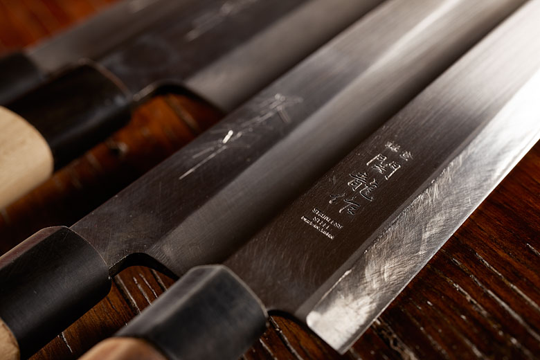 Japans knifes for sushi, sushi knife
