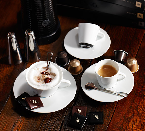 nespresso coffee photography, new nespresso machine photography